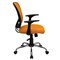 Emma and Oliver Mid-Back Mesh Swivel Task Office Chair with Chrome Base and Arms